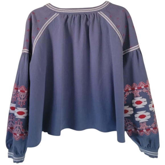 RD & koko Embroidered Swing Jacket - XL - Blue/Red/ White - Pre-Owned - Picture 6 of 11